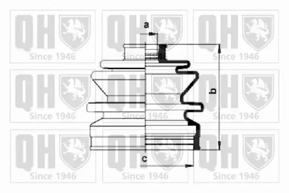 Комплект пыльника QUINTON HAZELL QJB496