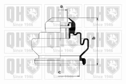 Комплект пыльника QUINTON HAZELL QJB501