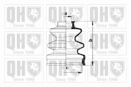 Комплект пыльника QUINTON HAZELL QJB503