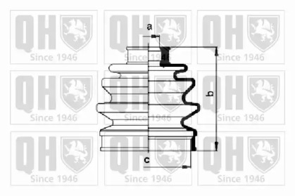 Комплект пыльника QUINTON HAZELL QJB515