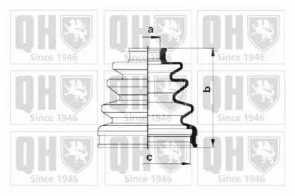 Комплект пыльника QUINTON HAZELL QJB521