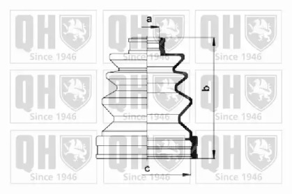 Комплект пыльника QUINTON HAZELL QJB533