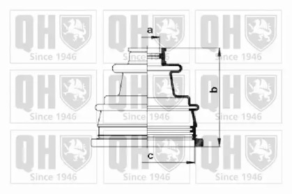 Комплект пыльника QUINTON HAZELL QJB537