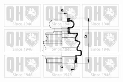 Комплект пыльника QUINTON HAZELL QJB547