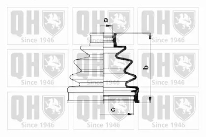 Комплект пыльника QUINTON HAZELL QJB558