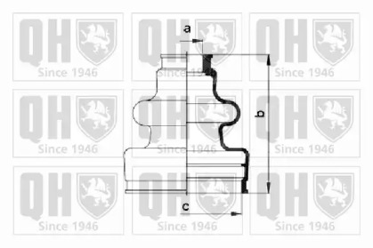 Комплект пыльника QUINTON HAZELL QJB560