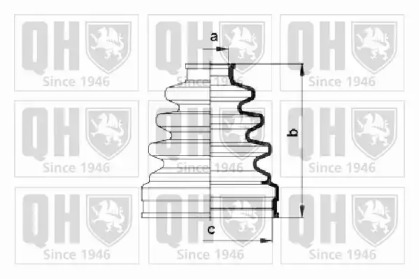 Комплект пыльника QUINTON HAZELL QJB565