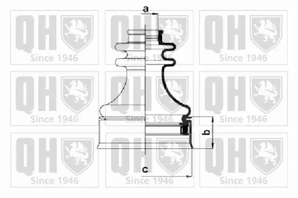 Комплект пыльника QUINTON HAZELL QJB568