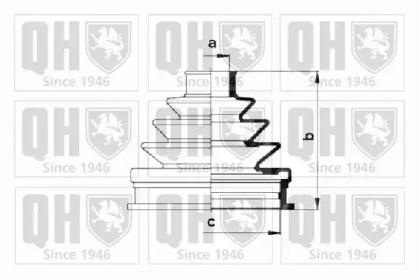 Комплект пыльника QUINTON HAZELL QJB571