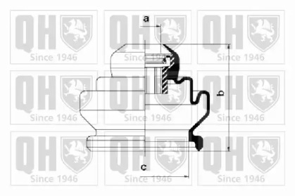 Комплект пыльника QUINTON HAZELL QJB598