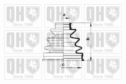 Комплект пыльника QUINTON HAZELL QJB612