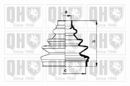 Комплект пыльника QUINTON HAZELL QJB618