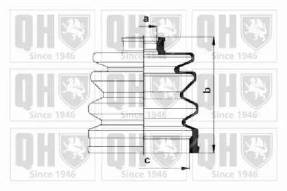 Комплект пыльника QUINTON HAZELL QJB619