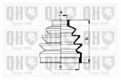 Комплект пыльника QUINTON HAZELL QJB639