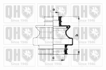 Комплект пыльника QUINTON HAZELL QJB645