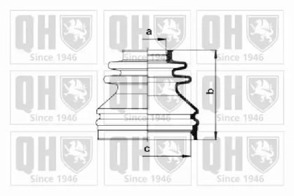 Комплект пыльника QUINTON HAZELL QJB666