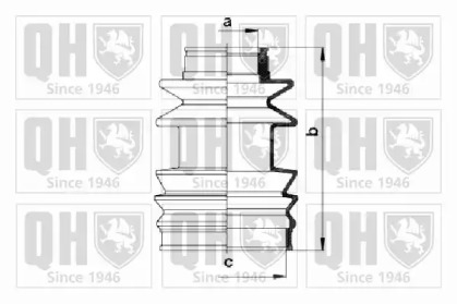 Комплект пыльника QUINTON HAZELL QJB673