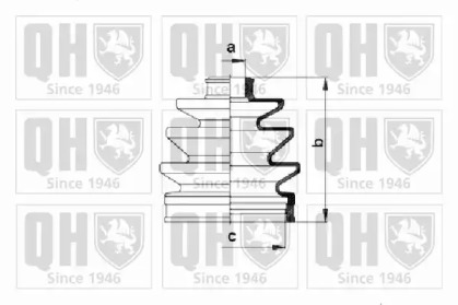 Комплект пыльника QUINTON HAZELL QJB694