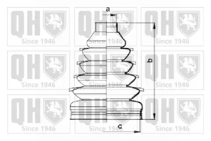 Комплект пыльника QUINTON HAZELL QJB739