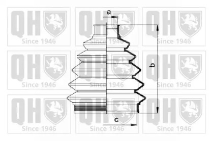 Комплект пыльника QUINTON HAZELL QJB742