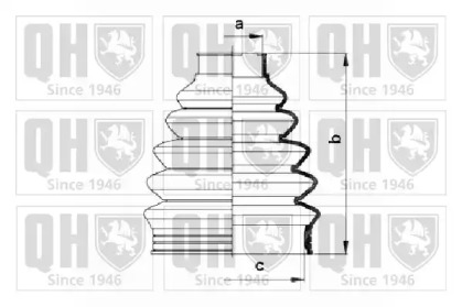 Комплект пыльника QUINTON HAZELL QJB745