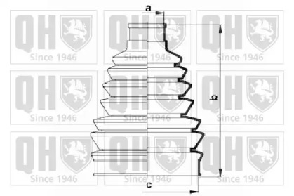 Комплект пыльника QUINTON HAZELL QJB747