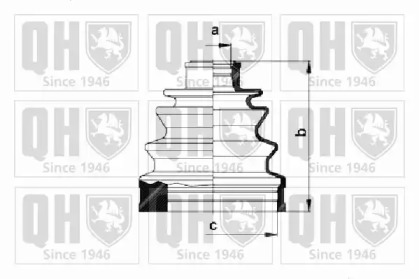 Комплект пыльника QUINTON HAZELL QJB751