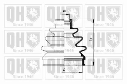 Комплект пыльника QUINTON HAZELL QJB752