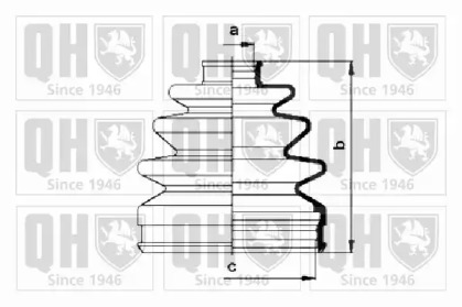 Комплект пыльника QUINTON HAZELL QJB757