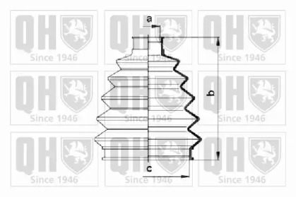 Комплект пыльника QUINTON HAZELL QJB758