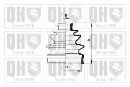 Комплект пыльника QUINTON HAZELL QJB766