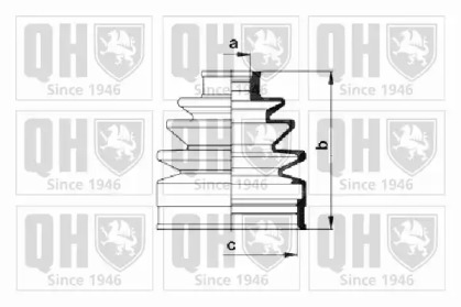 Комплект пыльника QUINTON HAZELL QJB767