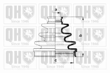 Комплект пыльника QUINTON HAZELL QJB771