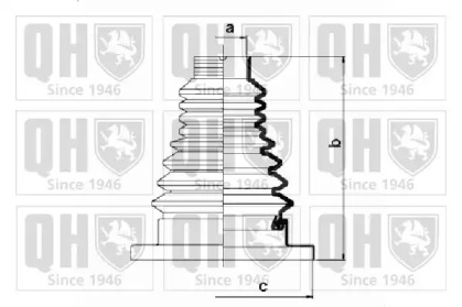 Комплект пыльника QUINTON HAZELL QJB776