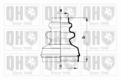 Комплект пыльника QUINTON HAZELL QJB779