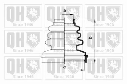 Комплект пыльника QUINTON HAZELL QJB780