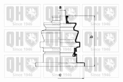 Комплект пыльника QUINTON HAZELL QJB787