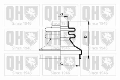 Комплект пыльника QUINTON HAZELL QJB789