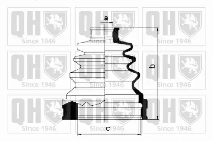 Комплект пыльника QUINTON HAZELL QJB795