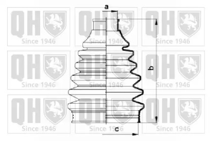 Комплект пыльника QUINTON HAZELL QJB801