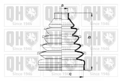 Комплект пыльника QUINTON HAZELL QJB807