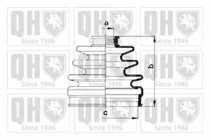 Комплект пыльника QUINTON HAZELL QJB812