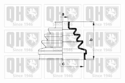 Комплект пыльника QUINTON HAZELL QJB825