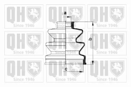 Комплект пыльника QUINTON HAZELL QJB826