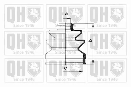 Комплект пыльника QUINTON HAZELL QJB827