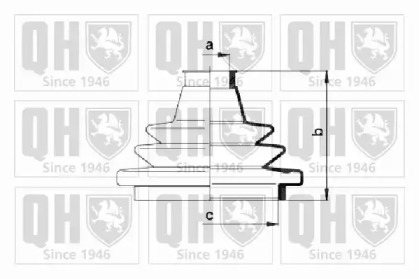 Комплект пыльника QUINTON HAZELL QJB830