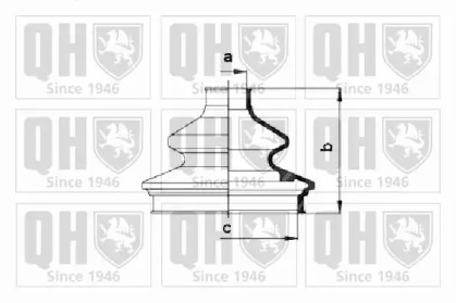 Комплект пыльника QUINTON HAZELL QJB832