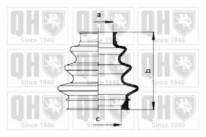 Комплект пыльника QUINTON HAZELL QJB836