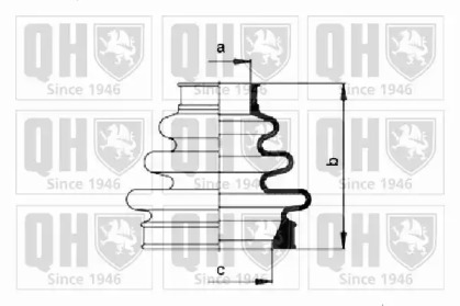 Комплект пыльника QUINTON HAZELL QJB837