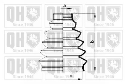 Комплект пыльника QUINTON HAZELL QJB840